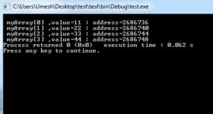 1D Array in C Programming