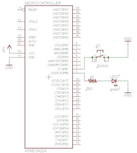 Button-Input- ATmega32A