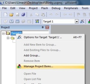 manage-file-in-uVision4-project