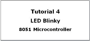 Featured LED with 8051