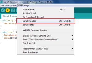 Serial Communication in Arduino Uno