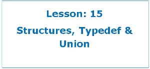 Structures, Typedef and Union in C Programming
