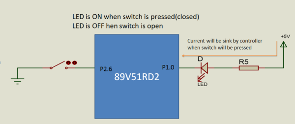 Wiring Diagram Switch with 8051