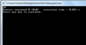 Output of void Pointers